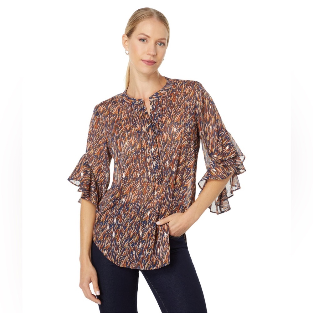 Vince Camuto Multicolor Blouse (Size Medium)